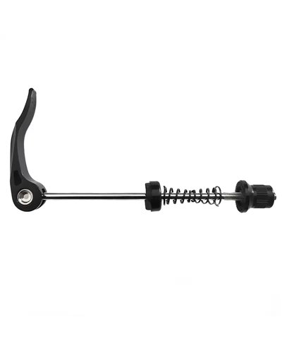 TranzX Sgancio Rapido Ruota Anteriore CR-MO 110mm Alluminio, Nero