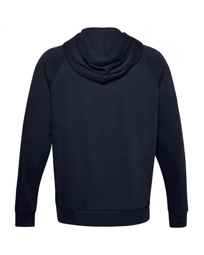 Under Armour UA Rival Big Logo Fleece Men's Hoodie, Midnight Navy/Onyx White