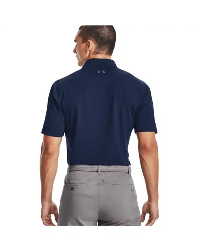 Under Armour Performance 2.0 Men's Short Sleeve Polo Shirt, Academy/Pitch Gray