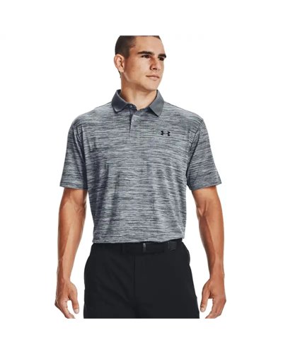 Under Armour Performance 2.0 Men's Short Sleeve Polo Shirt, Steel/Black