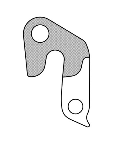 Union Forcellino Cambio GH-108 Compatibile con Cannondale, Cervelo