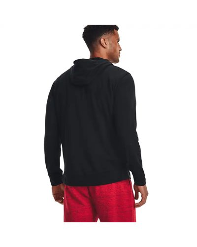 Under Armour UA Rival Terry Men's Full Zip Hoodie, Black/Onyx White