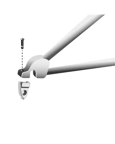 Union Forcellino Cambio GH-131 Compatibile con Canyon, Corratec, Cube e Altri Marchi