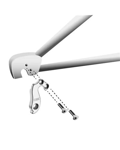 Union Forcellino Cambio GH-126 Compatibile con Bergamont, BH, Bianchi e Altri Marchi