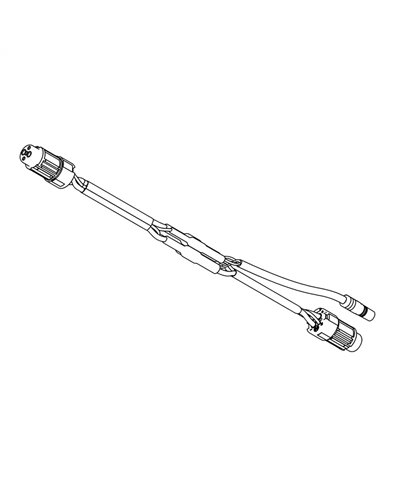 Bosch Battery T-Cable for Component Connector, 400mm (BCH3912_400)