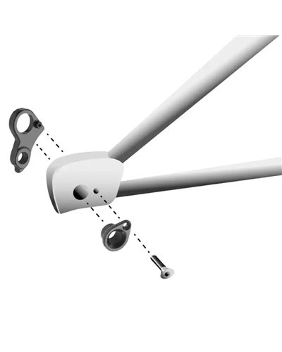 Union Forcellino Cambio GH-176 Compatibile con Cube