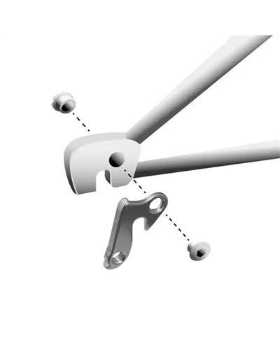 Union Forcellino GH-018 Compatibile con Bergamont, BMC, Carrera e Altri Marchi