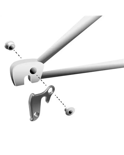 Union Forcellino GH-002 Compatibile con Focus, Raleigh, Univega e Altri Marchi