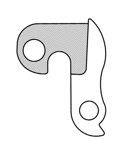 Union Forcellino GH-003 Compatibile con B'Twin, Cervelo, Corratec e Altri Marchi