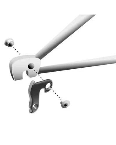 Union Forcellino GH-003 Compatibile con B'Twin, Cervelo, Corratec e Altri Marchi