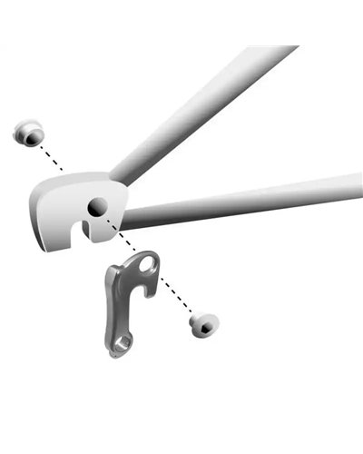 Union Forcellino GH-017 Compatibile con Bergamont, Centurion, Cinelli e Altri Marchi