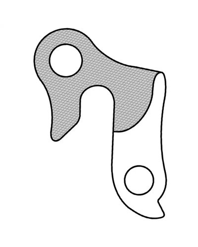 Union Forcellino GH-009 Compatibile con Bergamont, BH, Bianchi e Altri Marchi