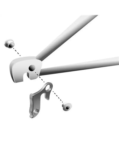 Union Forcellino GH-009 Compatibile con Bergamont, BH, Bianchi e Altri Marchi