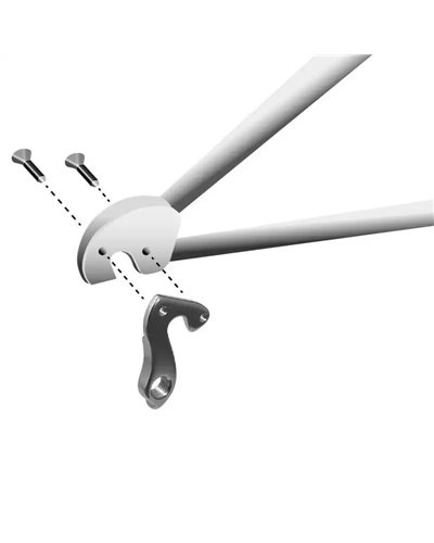 Union Forcellino GH-056 Compatibile con ddy Merckx, Gitane, Haibike e Altri Marchi