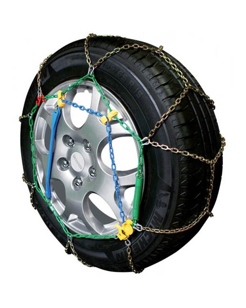 Snow Chains for Car Tyres 205/50-15 R15 Special Mesh, 9 mm, Approved