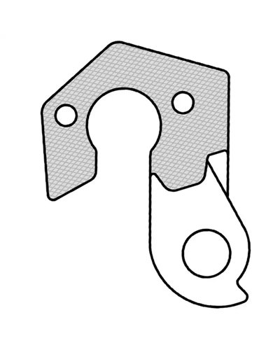 Union Hanger GH-063 Compatible with B'Twin, Decathlon, Rockrider and more