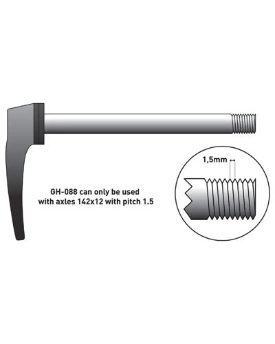 Union Hanger GH-088 Compatible with Various Brands - 142x12/1.5mm Direct Mount Thru Axle