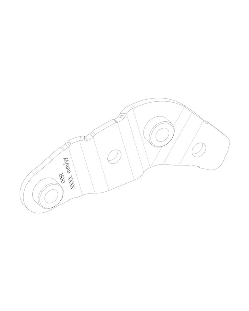 Bosch EB1120000R Piastra di Montaggio, Lunga Destra (BDU37YY)