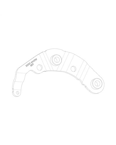 Bosch EB1120000T Long Left Mounting Plate (BDU37YY)