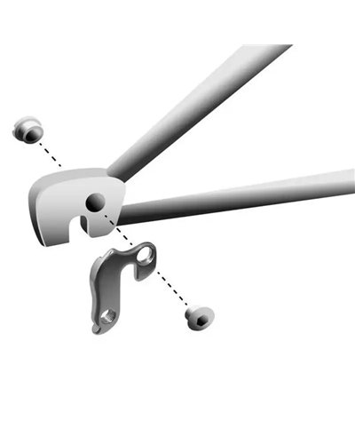 Union Forcellino GH-006 Compatibile con Jamis, Schwinn, Scott e Altri Marchi