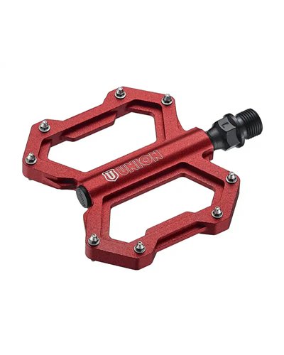 Union Pedali da Freeride Sp1210, Corpo in Alluminio Rosso