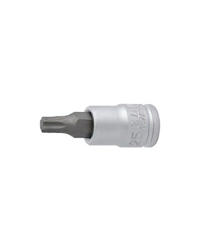 Unior Screwdriver Socket with Torx Profile 1/4 187/2TX - TX 20