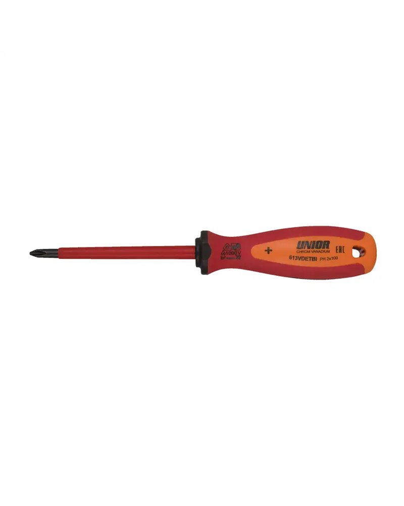 Unior Cacciavite a Croce (PH) con Lama Isolata VDE TBI 613VDETBI - PH0X60mm