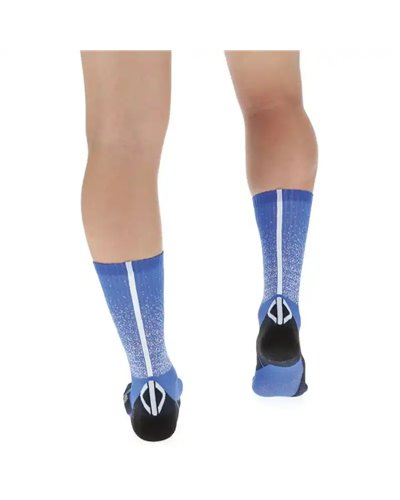 UYN Aero Calze Ciclismo Uomo, Blu/Nero