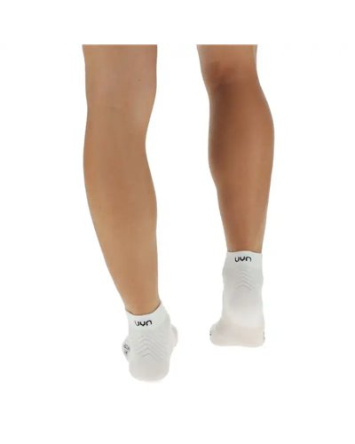 UYN Agile Low Cut Unisex Socks, White ( 2 Pair Pack)