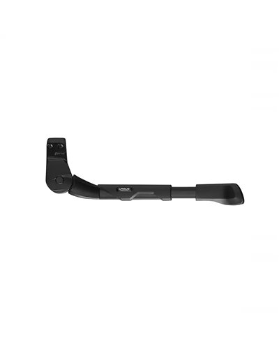 Ursus Rear Side Kickstand King Evo R78, Center Dist. 18mm, Alu, Regulable, for Bicycles 24, 26, 28", Black