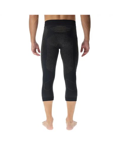UYN Cashmere Shiny 2.0 Men's 3/4 Pants Baselayer, Celebrity Gold