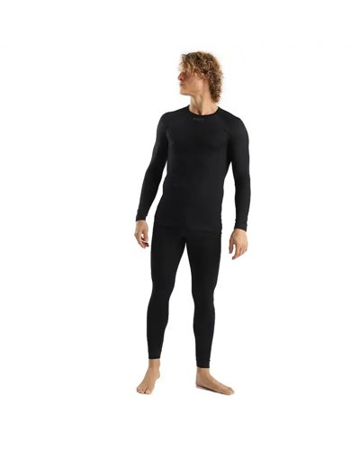 UYN Energyon Biotech Maglia Intimo Maniche Lunghe Uomo, Nero