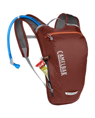 Camelbak Hydrobak Light 2.5 Liters Cycling Hydration Pack, Fired Brick/Koi (1.5 Liters Crux Reservoir Included)