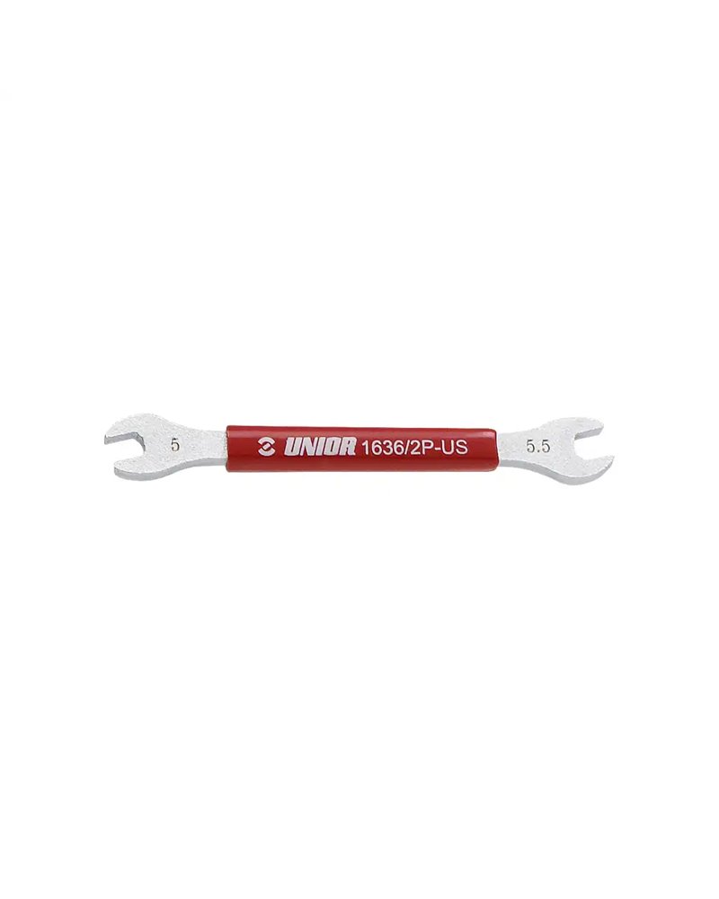 Unior Double Sided Spoke Wrench 1636/2P-US - 5.5X6mm