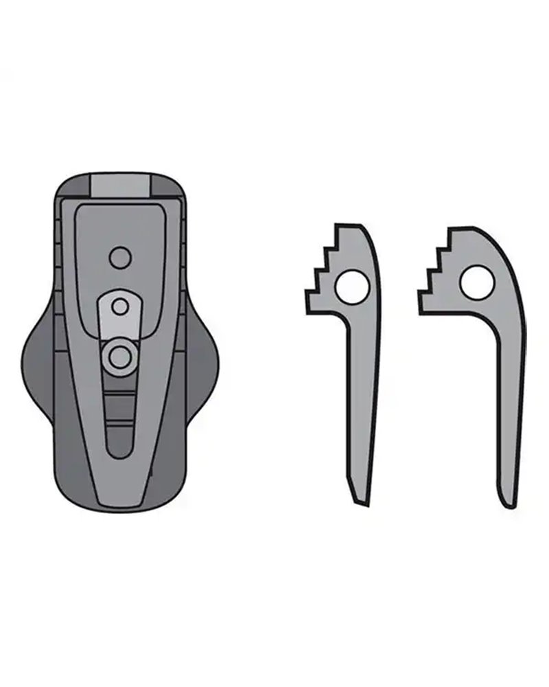 Vaude Gancio Step-Adjust-Haken (Coppia)