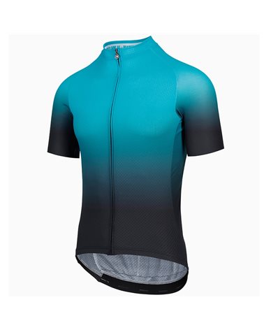 Assos Mille GT Summer C2 Shifter Men's Short Sleeve Full Zip Cycling Jersey, Hydro Blue