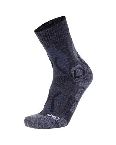 UYN Explorer Comfort Calze Trekking Donna, Antracite/Nero