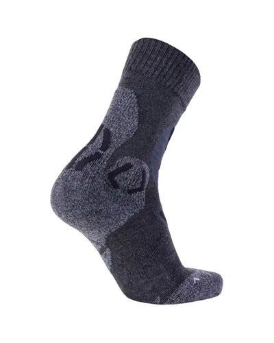 UYN Explorer Comfort Calze Trekking Donna, Antracite/Nero
