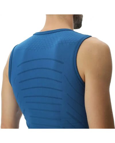 UYN Motyon 2.0 Maglia Intima Smanicata Uomo, Blu Poseidon