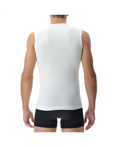 UYN Motyon 2.0 Men's Underwear Sleeveless, White