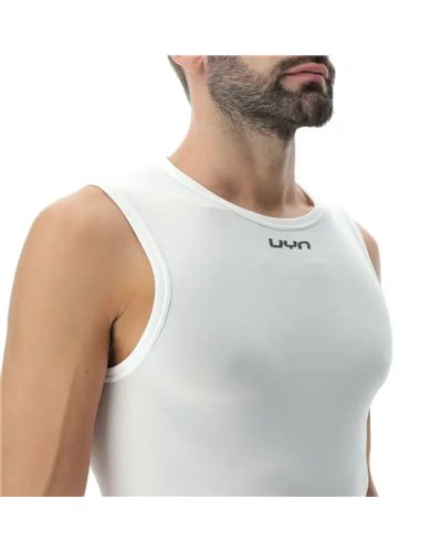 UYN Motyon 2.0 Men's Underwear Sleeveless, White