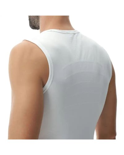 UYN Motyon 2.0 Maglia Intima Smanicata Uomo, Bianco