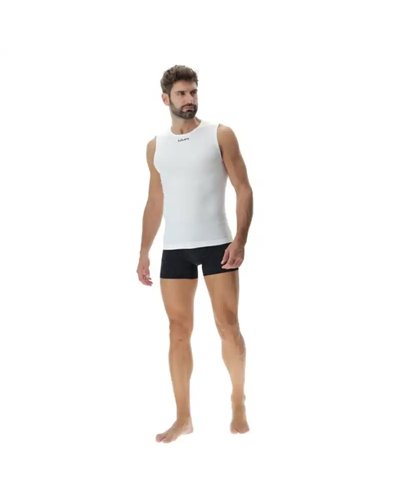UYN Motyon 2.0 Men's Underwear Sleeveless, White