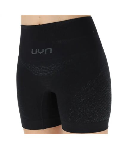 UYN Running Exceleration Women's Tight Shorts, Black/Black/Iron