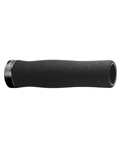 Velo Neoprene Grips With Lock Ring, Black