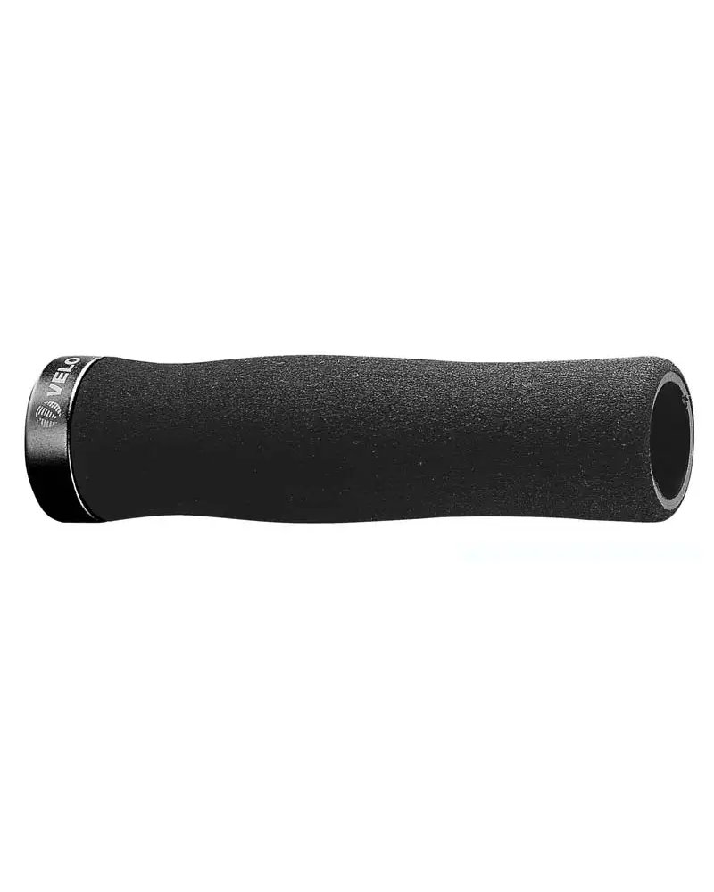 Velo Coppia Manopole Neoprene con Lock Ring, Nero