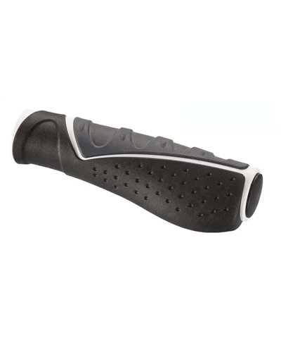 Velo Comfort Grips, 130mm, Black/White/Gray Color