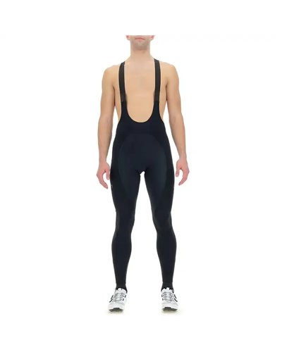 UYN Ridemiles Men's Cycling Bib Long, Black/Grey