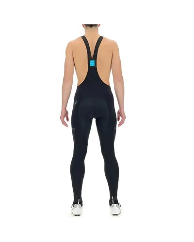 UYN Ridemiles Men's Cycling Bib Long, Black/Grey