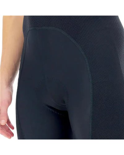 UYN Ridemiles Biking Bib Long Salopette Lunga Uomo, Nero/Grigio